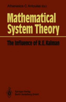 Mathematical System Theory: The Influence of R. E. Kalman