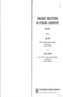 Organic reactions in steroid chemistry
