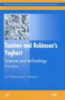 Tamime and Robinson's Yoghurt Science and Technology, Third Edition  