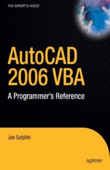 AutoCAD 2006 VBA : a programmer's reference