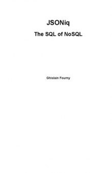JSONiq: the SQL of NoSQL