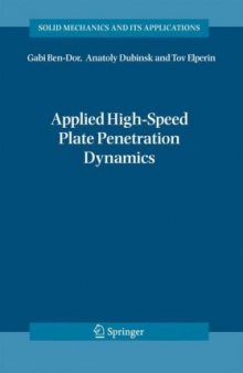 Applied High-Speed Plate Penetration Dynamics (Solid Mechanics and Its Applications)