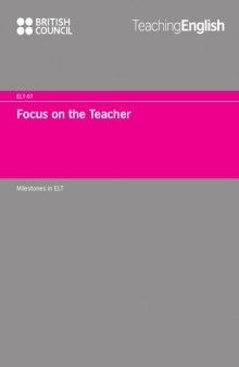 Elt Documents: 110-Focus on the Teacher: Communicative Approaches to Teacher Training