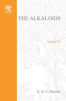 Alkaloids: Chemistry and Pharmacology, Volume 9