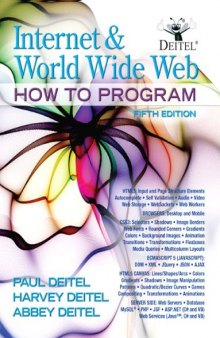 Internet and World Wide Web How To Program