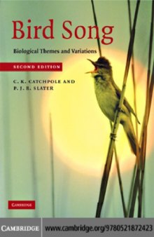 Bird song : biological themes and variation