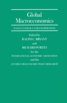 Global Macroeconomics: Policy Conflict and Cooperation
