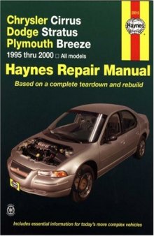 Chrysler Cirrus, Dodge Stratus, Plymouth Breeze, 1995-2000