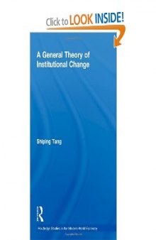 A General Theory of Institutional Change