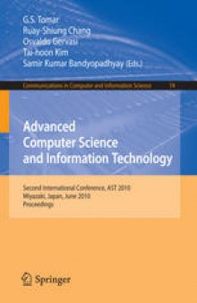 Advanced Computer Science and Information Technology: Second International Conference, AST 2010, Miyazaki, Japan, June 23-25, 2010. Proceedings