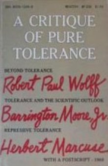 A Critique of Pure Tolerance