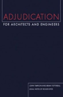 Adjudication for Architects and Engineers
