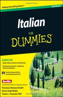 Italian For Dummies (For Dummies (Language & Literature))  