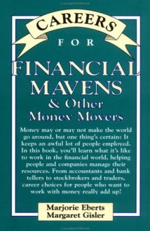 Careers for financial mavens & other money movers