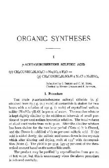 Organic Synthesis