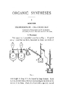 Organic Synthesis