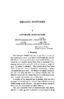 Organic Synthesis