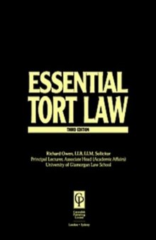 Tort Law (Essentials Series)