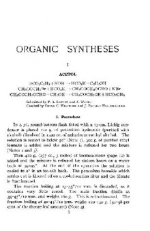 Organic Synthesis