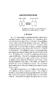 Organic Synthesis