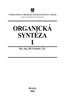 Organická syntéza 1