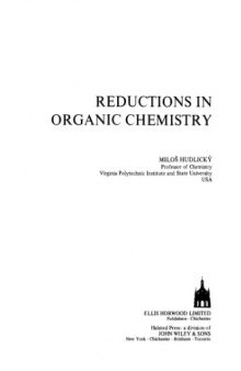 Reductions in Organic Chemistry