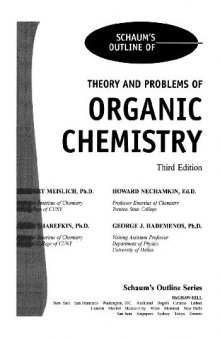 Schaum's Outline of Theory and Problems of Organic Chemistry
