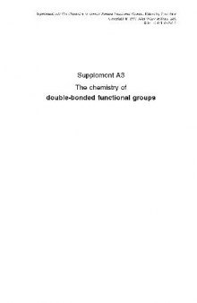 Supplement A3: The chemistry of double-bonded functional groups