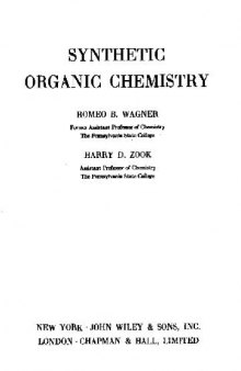 Synthetic organic chemistry