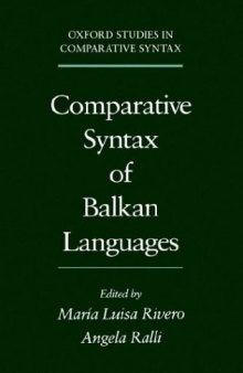 Comparative Syntax of the Balkan Languages