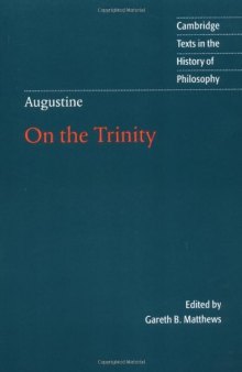 Augustine: On the Trinity Books 8-15 