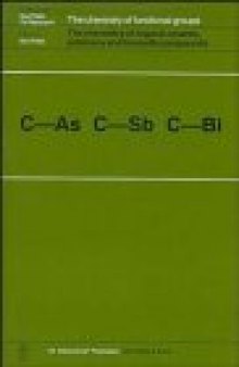 The Chemistry of Organic Arsenic, Antimony and Bismuth Compounds