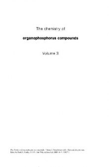 The Chemistry of Organophosphorus Compounds vol.3: Phosphonium Salts, Ylides and Phosphoranes