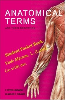 Anatomical Terms and their Derivation