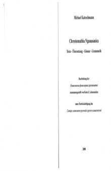 Chrestomathia Nganasanica : Texte - Übersetzung - Glossar - Grammatik