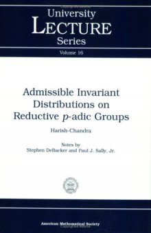 Admissible invariant distributions on reductive p-adic groups