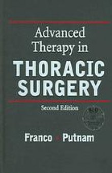 Advanced therapy in thoracic surgery