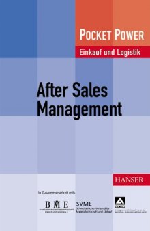 After Sales Management. Marketing - Logistik - Organisation