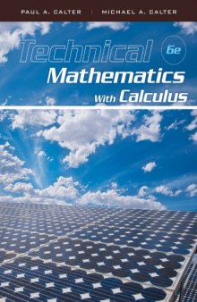 Technical Mathematics with Calculus, Sixth Edition  