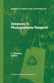 Advances in Photosynthesis Research: Proceedings of the VIth International Congress on Photosynthesis, Brussels, Belgium, August 1–6, 1983