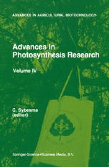 Advances in Photosynthesis Research: Proceedings of the VIth International Congress on Photosynthesis, Brussels, Belgium, August 1–6, 1983. Volume IV