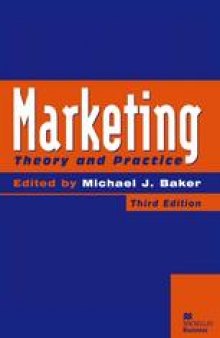 Marketing Theory and Practice