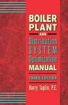 Boiler plant and distribution system optimization manual