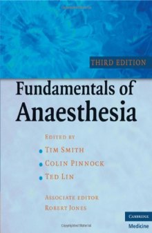 Fundamentals of Anaesthesia, Third Edition (Cambridge Medicine)