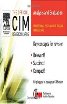 CIM Revision cards: Analysis and Evaluation 