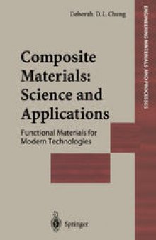 Composite Materials: Functional Materials for Modern Technologies