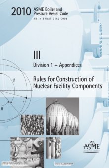 ASME BPVC 2010 - Section III, Division 1: Appendices 