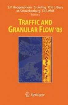 Traffic and Granular Flow ’03
