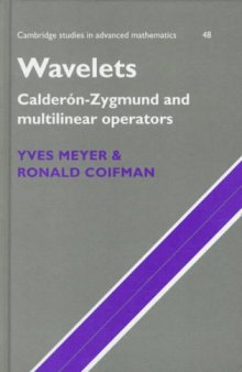 Wavelets: Calderon-Zygmund and Multilinear Operators (Cambridge Studies in Advanced Mathematics)