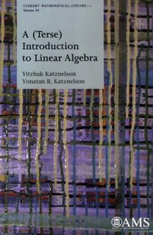 A (terse) introduction to linear algebra